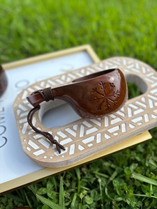 Taza Kuksa Natural Económica, Hecha a Mano, de Madera Tallada para Café, Té y Uso en Exteriores por M/S SHAAD HANDICRAFTS - Product Image 4