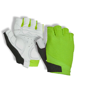 Gants de cyclisme unisexes à doigts entiers, respirants, en polyester, avec fermeture auto-agrippante, pour l'été, bleu, gris, noir - Product Image 5