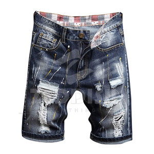 Shorts Vaqueros Casuales Hechos a Medida en Pakistán, 100% Algodón, Servicio OEM, Color Sólido - Product Image 3
