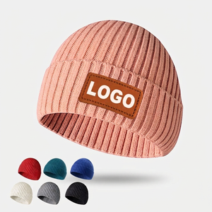 Gorros de Invierno Multicolor, Gorros de Punto Lisos, con Logotipo Personalizado Bordado, Parche, Moda Urbana Moderna - Product Image 5