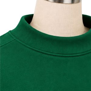 <b>Womens</b> Emerald Green Oversized Sweatshirt <b>White</b> Strong Girl Graphic Print Crew Neck <b>Long</b> <b>Sleeve</b> Casual Streetwear Pullover <b>Top</b> - Product Image 4