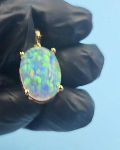 จี้เพชรโมอิสซาไนต์ทรงกลมเจียระไนแบบบริลเลียนท์  ประดับเงินแท้ 925 ชุบทอง  หรูหรา เหมาะสำหรับงานปาร์ตี้  สำหรับผู้หญิง  ประจำเดือนตุลาคม - Product Image 1