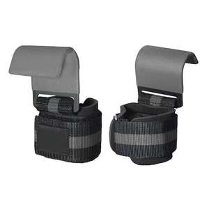 Ganchos de Alta Calidad para Levantamiento de Pesas con Correas para Powerlifting y Entrenamiento de Fuerza, Agarre Seguro, Ganchos Resistentes para Levantamiento de Pesas - Product Image 3