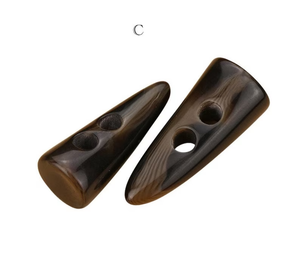Botones de Cuerno de Búfalo para Ropa y Producto Hecho a Mano con Pieza Pequeña de Tamaño Personalizado - Product Image 4
