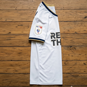 Maillot de football blanc OEM à manches courtes, col rond, sublimé, 100 % polyester, unisexe - Product Image 3