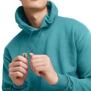 Hoodies Sweatshirts Kangaroo Pocket Men Fashion <b>Black</b> White Solid Color Autumn Winter <b>Fleece</b> Warm Hip Hop Hoody Brand Casual Top - Product Image 4