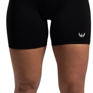 <b>Women's</b> Black High Waist Gymwear <b>Shorts</b> <b>Compression</b> Stretch Workout Fitness Training Yoga Athletic Activewear Wear - Product Image 5