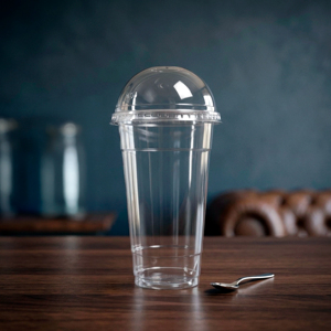 QUANG QUAN Recyclable Transparent Disposable <b>Cups</b> 16/22/24oz PP <b>Plastic</b> 95mm Diameter For Coffee Tea Cold Beverages - Product Image 1