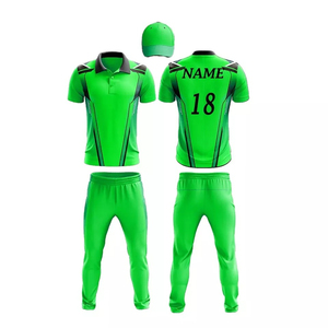 High quality custom logo design Cricket kit 6 Custom Team Name Cricket kit Hot Selling Cricket Uniform - Product Image 4
