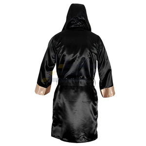 New Latest Design Best Selling <b>Boxing</b> <b>Robes</b> for Men High Quality <b>Boxing</b> <b>Robes</b> With Hood With Customized Logo and Design - Product Image 3