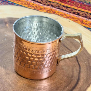 Mug en cuivre classique écologique, artisanat de fête, best-seller - Product Image 3