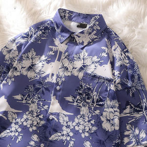 Chemises d'été pour homme à manches courtes, personnalisables OEM/ODM, nouvelle collection, haute qualité, respirantes, à bouton unique, décontractées - Product Image 3