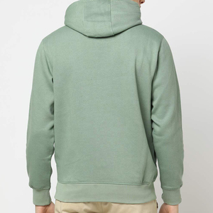 Sudadera con Capucha Personalizada para Hombre, Color Verde Salvia, Ecológica, Transpirable, con Forro de Sherpa, Informal, para Invierno - Product Image 2