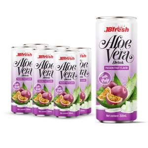 Jus d'aloe vera Nawon de qualité supérieure avec mangue, boisson gazeuse en canette 500 ml, NFC, fabricant de produits alimentaires et de boissons du Vietnam (OEM/ODM) - Product Image 3