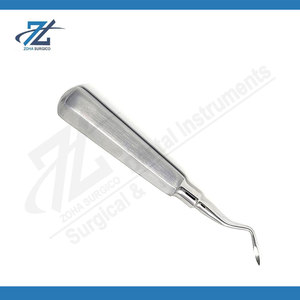Élévateur dentaire courbé en acier inoxydable de haute qualité, instruments chirurgicaux dentaires pour l'extraction dentaire, fabricant Pakistan - Product Image 4