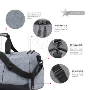 Bolsa de Gimnasio Resistente, Amplio Espacio de Almacenamiento, Diseño Ligero, Ideal para Entrenamiento Físico, Deportes, Viajes y Uso Diario - Product Image 6