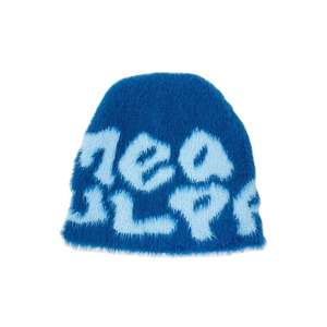 Bonnet unisexe en mohair jacquard à lettres, tricoté en laine, chaud et confortable pour l'hiver et le ski - Product Image 5