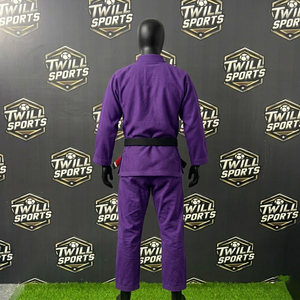 Kimono de Jiu-Jitsu Brésilien Personnalisé pour Adulte, Tenue d'Entraînement d'Arts Martiaux avec Ceinture Noire, 100% Coton Durable - Product Image 3