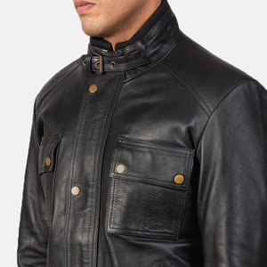 Best Fitted New Article <b>Men</b> <b>Leather</b> <b>Jacket</b> Unique Color Stylish Wear Printed <b>Men</b> Genuine <b>Leather</b> <b>jacket</b> for <b>men</b> - Product Image 4