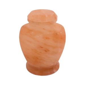 Urna Funeraria Moderna Resistente al Fuego, Hecha a Mano, de Sal Rosa del Himalaya, para Cenizas de Adultos - Product Image 2