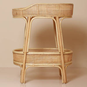 Table à langer en rotin artisanale, meilleur prix, meubles pour bébés et enfants, vente en gros - Product Image 2