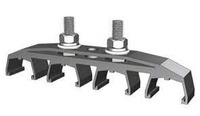 Pince de fixation pour câble en acier inoxydable, montage en surface, support de câble électrique, pas de 50 mm, usage intensif
