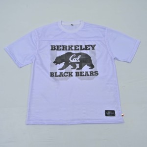 T-shirt en maille de haute qualité OEM Berkeley White Bears pour homme, manches courtes, col rond, respirant, coupe régulière, séchage rapide, logo personnalisé - Product Image 6