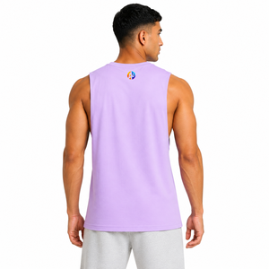 Sporty construction supports training with breathable Man Tank <b>Top</b> with clean style for fitness sessions plus summer <b>walks</b> - Product Image 3