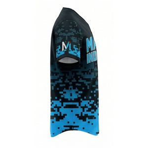 Camiseta de Béisbol Estilo Streetwear, Camuflaje Digital Verde Neón, Ropa Deportiva para Equipos Atléticos, MALUZA INDUSTRIES - Product Image 2