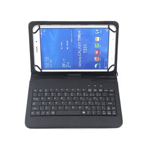 7-Inch Universal Tablet Leather Stand Case with Type C Wired Keyboard Tablet Covers & Cases - Product Image 6