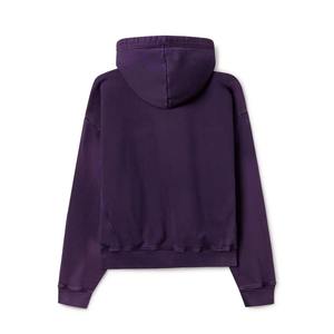 เสื้อฮู้ดดี้แบบสวมหัวสำหรับฤดูหนาว ขายส่ง พร้อมปักลาย ปักโลโก้ สีตามสั่ง ทรงโอเวอร์ไซส์ ผ้าฝ้ายฟลีซ 100% ผู้ผลิต OEM - Product Image 2