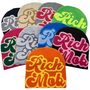 Custom <b>Knit</b> <b>Beanies</b> Manufacturer Offering Private Label Embroidery Patches And Full Customization For Global Brands OEM ODM - Product Image 1