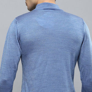 T-shirt thermique à col montant pour homme OEM, manches longues, couche de base pour l'hiver et les activités de plein air - Product Image 5