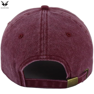 Wholesale Rate Newest Washed Cotton Burgundy Color Premium Quality Vacation Headwear For Boating & Sailing Beach Baseball <b>Cap</b> - Product Image 6