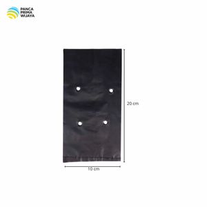 High Quality Black Plastic Nursery Poly Grow <b>Bags</b> 20x20cm 1.58L Plant Seedling <b>Bag</b> for <b>Vegetable</b> Flower Nursery - Product Image 3