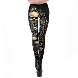 Women's High Elastic 3D Printed Seamless Knitted <b>Leggings</b> Sexy Streetwear Fitness Pants with Logo at Waist Premium Quality - Product Image 5