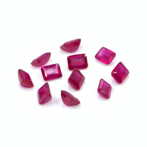 Rubis naturels de Bangkok, octogones calibrés 3x4mm, pierres précieuses de rubis naturelles facettées pour la fabrication de bijoux, prêtes à l'emploi - Product Image 4