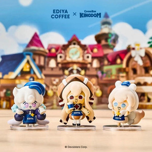 Cookie Run Kingdom X EDIYA Corée Édition Limitée 3 Types de Figurines d'Action - Product Image 1