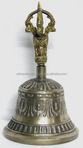 Campana Tibetana de Meditación Clear-Tone – Set Ritual de Ghanta Vajra de Latón Hecho a Mano para Estudios de Yoga y Espacios Espirituales - Product Image 4