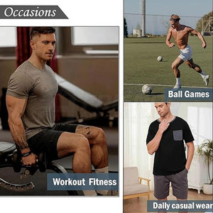 Lightweight Casual <b>Men</b> Mesh <b>Shorts</b> with <b>Quick</b> <b>Dry</b> Breathable Fabric for Gym Workout Everyday Sports Activewear Comfort Use - Product Image 3