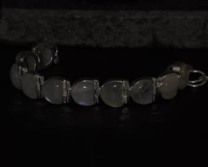 Pulsera de Piedras Preciosas Naturales Arcoíris con Plata de Ley 925 |   Pulsera de Piedras Preciosas Multicolores |   Joyería de Plata Hecha a Mano para Mujer - Product Image 1