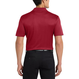 Polo personnalisé en polyester, vêtements de sport gris respirants pour hommes, haut pour entraînement professionnel en salle de sport, vêtements décontractés, nouveau style technique - Product Image 4