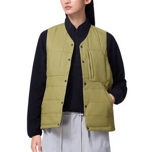 puffer vests stylish casual fashion winter clothes woman coat puffer sleeveless <b>jacket</b> women customized design puffer vest - Product Image 1