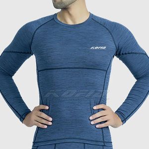 Modern <b>Men</b> Compression Shirt Muscle Fit Athletic Running Gym Exercise <b>Stretch</b> Apparel Performance <b>Men</b> Compression Shirt - Product Image 4