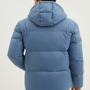 Custom Oversized Hooded Puffer Jacket Warm Quilted Winter Outerwear Water Resistant Cotton Filled <b>Bubble</b> <b>Coat</b> Casual Outdoor - Product Image 4