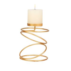 Nouvel ensemble de 3 bougeoirs à thé en fer fini noir mat, revêtement poudré, design tendance, pour la décoration et l'éclairage - Product Image 2