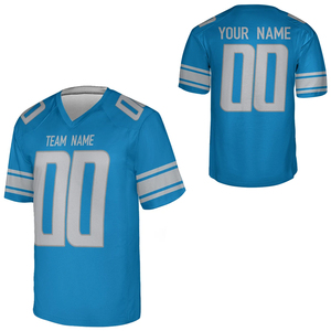 Jersey de Fútbol Americano de Manga Corta, Transpirable, de Último Diseño, Talla Grande, Secado Rápido, Ropa Deportiva, MOQ Bajo, Jersey Sublimado Estampado - Product Image 1