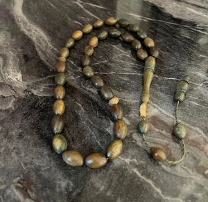 Rosario Musulmán Personalizado Kuka Tasbih, Cuentas de Oración de Forma Ovalada, Artesanía Natural, Accesorio Espiritual Ecológico - Product Image 6