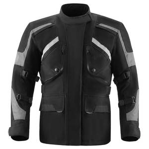 Veste de moto imperméable pour homme avec protections CE en gel de silice, équipement de cyclisme, veste de motocross pour motard - Product Image 1