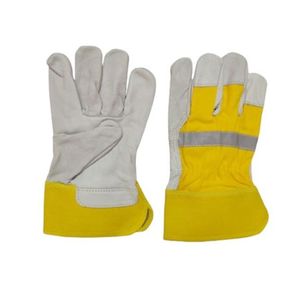 ถุงมือหนังสำหรับงานหนัก ถุงมือหนังนิรภัยสำหรับงานอุตสาหกรรม ถุงมือป้องกันที่ทนทาน - Product Image 3